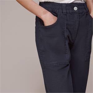 Whistles Tessa Black Casual Trousers
